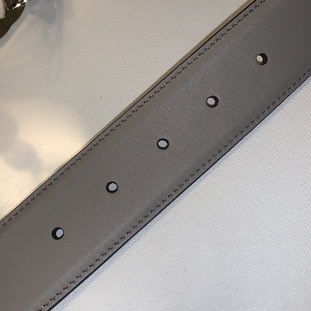 Gucci leather belt interlocking GG - Picture 7 of 10